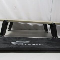 ミニテーブル/ロールテーブル/コンパクト/折りたたみ/高さ調整可能/アウトドア/キャンプ/フィールドア/FIELDOOR/中古品/J6069/の画像