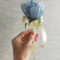 ブーケ（2時間のみ使用）一輪の花4本付の画像