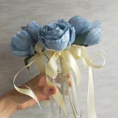 ブーケ（2時間のみ使用）一輪の花4本付の画像