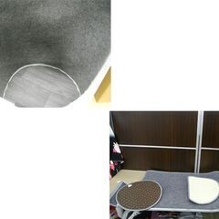 パネルヒーター 足元用 ラウンド型 足元ヒーター jouhouse M07 デスクヒーター 苫小牧西店の画像