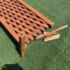 難有：伸縮ラティス差し上げます