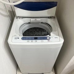 ホワイト　5Kg中古洗濯機【YWM-T50A1】の画像