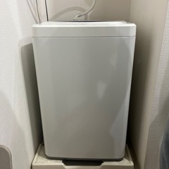 ホワイト　5Kg中古洗濯機【YWM-T50A1】の画像