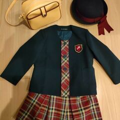 びわこ学院大学附属　こども園あっぷる　女の子　制服　帽子　バッグ
