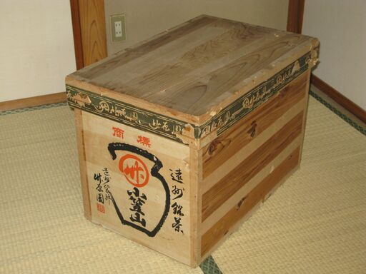 古いお茶箱
