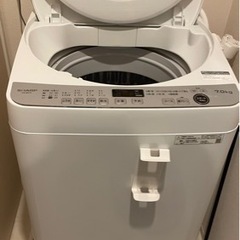 洗濯機　ES-GE7G-W 