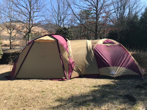 コールマン  テント　セット　バーガンディ