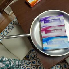 大きなフライパンの画像