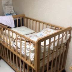 差し上げます！　ベビーベッド
