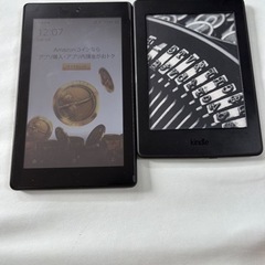 fireタブレット（第9世代）、kindle（第7世代）