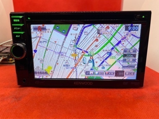 KENWOOD 簡単操作　MDV-434DT  フルセグ　新品バックカメラ付き　し1
