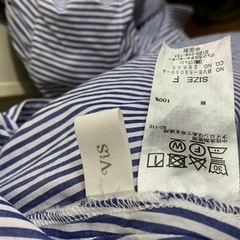 ビス　シャツワンピースの画像