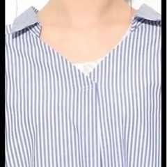 ビス　シャツワンピースの画像