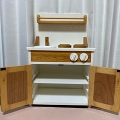 【momo natural 】おままごとキッチン&しまじろうリトミックおままごとセットの画像