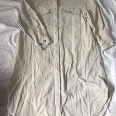 シャツワンピース　ベージュ