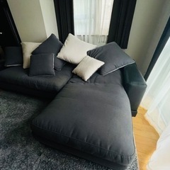 ニトリソファ【キングダム3左カウチ】　【最終】値下げの画像