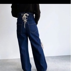 コカ　レースアップデニムMサイズの画像