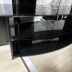 ガラステレビ台 ※早急で取りに来てくれる方限定の画像