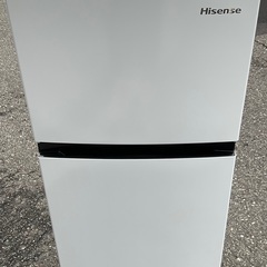 【RKGRE-216】特価！ハイセンス/Hisense/120L 2ドア冷凍冷蔵庫/HR-B1202/中古品/2021年製/当社より近隣無料配達！