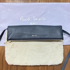 PaulSmith ポールスミス ショルダーバッグ　ファー／レザー