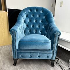 【新品】ＶＩＮＣＥＮＴ　ヴィンセント　一人掛けソファー　アンティ...