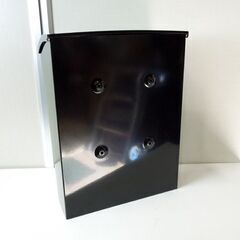 開封未使用品 丸三タカギ スタイリッシュポスト スチール製 右開き 郵便ポスト 郵便受け ブラック PE-5904 札幌市 新道東店の画像