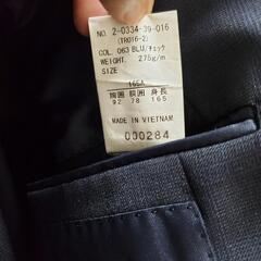 スーツ　ネイビー　チェックの画像