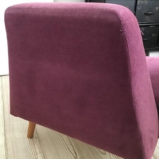 《！もう値下げしません！》IDEE AO アーオ　ソファ【1人掛け】紫色