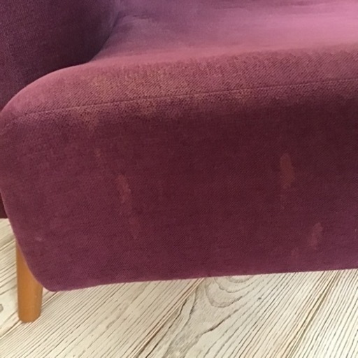 《！もう値下げしません！》IDEE AO アーオ　ソファ【1人掛け】紫色