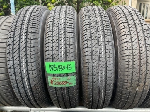 28  中古タイヤ　BRIDGESTONE DUELER H/T 175/80R16 4本
