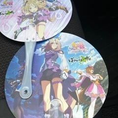 ウマ娘のうちわ(非売品)ばんえいコラボ