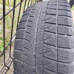 交渉中！最終値下げ。アルミホイール　PCD108 4穴　スタッドレスタイヤ付きの画像