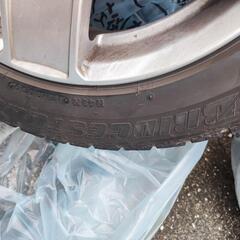 交渉中！最終値下げ。アルミホイール　PCD108 4穴　スタッドレスタイヤ付きの画像