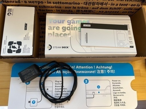 SteamDeck 512GB換装済み