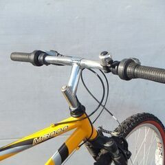 【自社配送は札幌市内限定】BRIDGESTONE/ブリヂストン CROSSFIRE/クロスファイヤー M3000 マウンテンバイク 26インチ 3×7段変速 イエロー 中古【USED】の画像