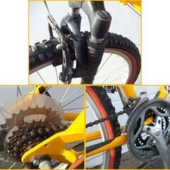 【自社配送は札幌市内限定】BRIDGESTONE/ブリヂストン CROSSFIRE/クロスファイヤー M3000 マウンテンバイク 26インチ 3×7段変速 イエロー 中古【USED】の画像