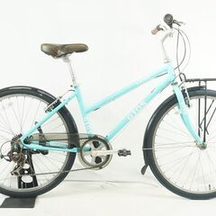 B570☆16800円☆整備済み スポーツ中古自転車 GIOS LIEBE ブルー 41ｃｍ【クロスバイク】 -