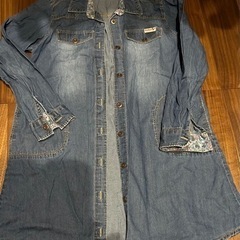 hushushダンガリーワンピ