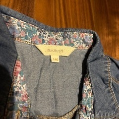 hushushダンガリーワンピの画像