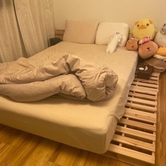 【受け渡し予定者決まりました】ベッドフレーム/パレットベッド/すのこ