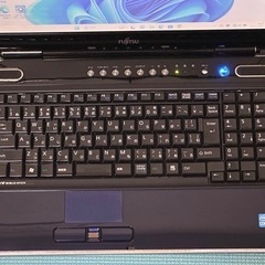 富士通 ノートPC! 新品SSD256GB メモリ4GB★FMV-BIBLO NF/G70 Core i5-430M Blu-ray Win11 Microsoft Office 2019 Home&Business★中古美品★の画像