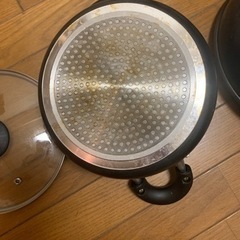フライパン26cm 両手なべ20cm ガラスふた20cmの画像