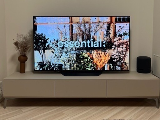 <最終お値下げ>［幅180］グレージュLOWYAテレビ台