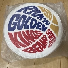 琉球ゴールデンキングス　クッションバッグ　BEAMSコラボの画像