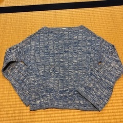 GU ジーユー　長袖　ニット　M セーター　リブニットの画像