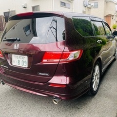 ホンダオデッセイ７人乗り(車検付き)ナビ／バックモニター／リヤモニター/ETCの画像