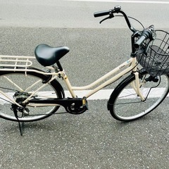 【お値下げ中】6段変速ギア付きシティサイクル Crem City...