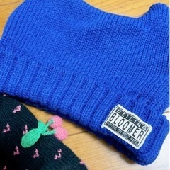 お値下げニット帽 HusHusH 猫耳の画像