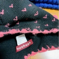 お値下げニット帽 HusHusH 猫耳の画像