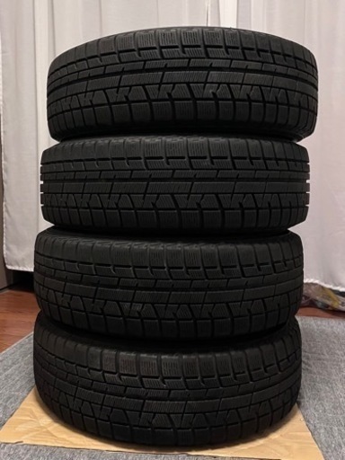 [決まりました]日産純正スチールホイールとYOKOHAMAタイヤ4本セット(スタッドレスタイヤ)